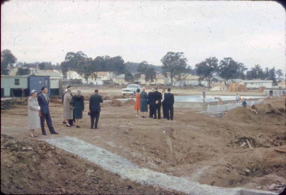 Construction of War Memorial Swimming Pool, Blacktown