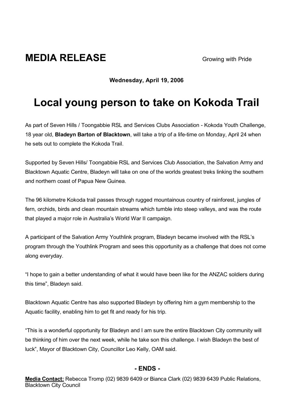 Kokoda Trail walk by Bladeyn Barton