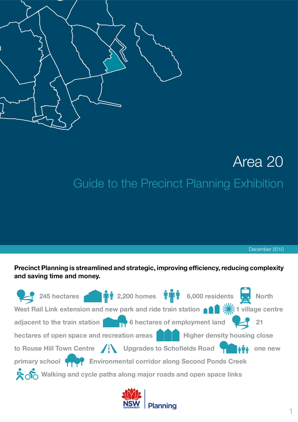 Area 20 Guide to the Precinct Planning Exhibition, 2010