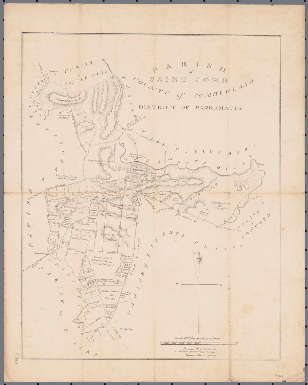 Parish of St John, County of Cumberland, c 1800s