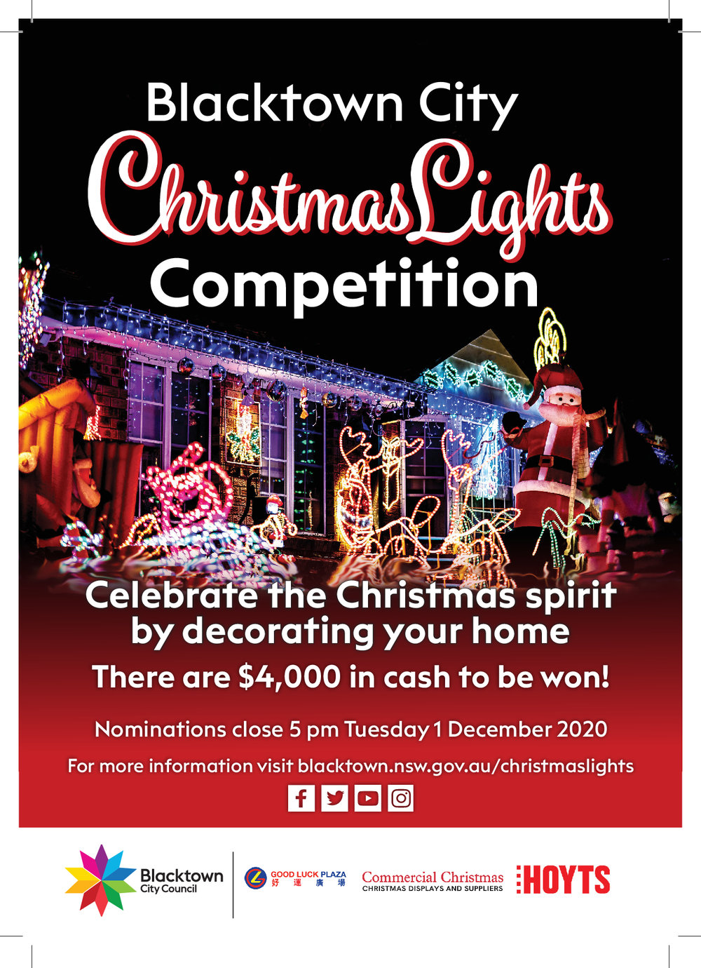 Blacktown City Christmas Lights Competition, 2020