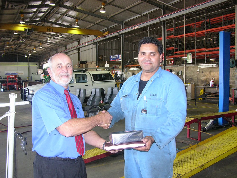 Max Leslie, motor mechanic at Rooty Hill Depot