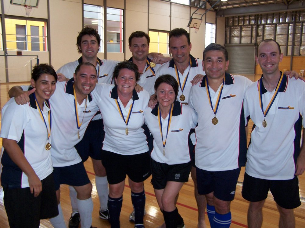 Blacktown City Council's Indoor Soccer team