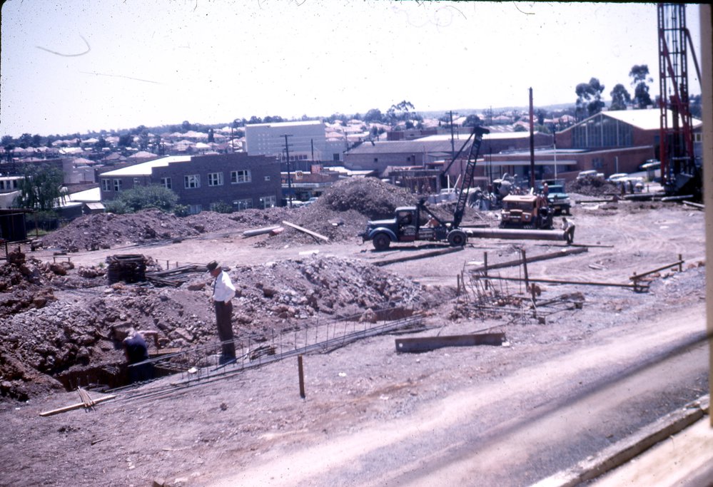 Construction of Blacktown Civic Centre, Blacktown
