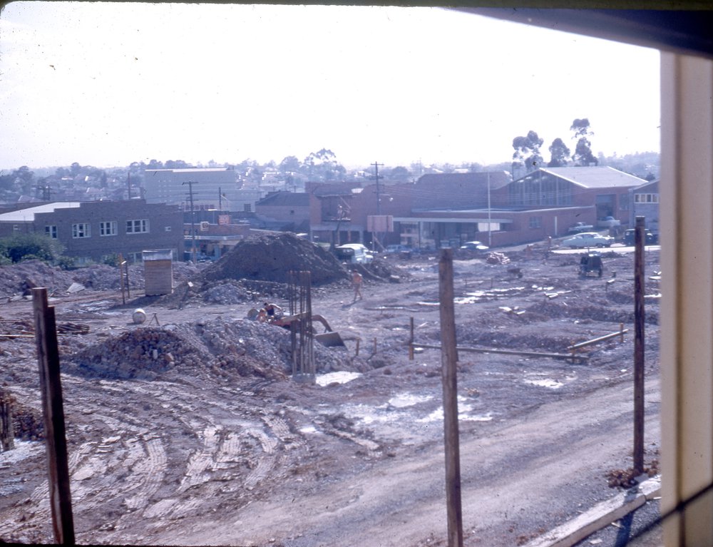 Construction of Blacktown Civic Centre, Blacktown