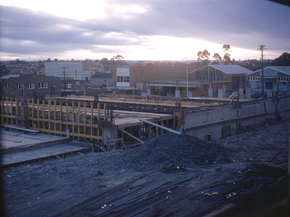 Construction of Blacktown Civic Centre, Blacktown