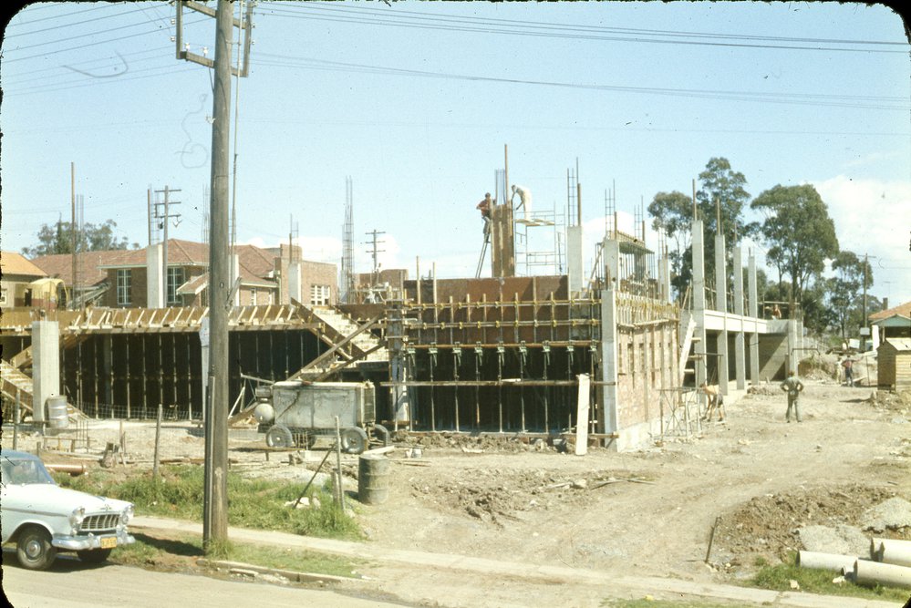Construction of Blacktown Civic Centre, Blacktown