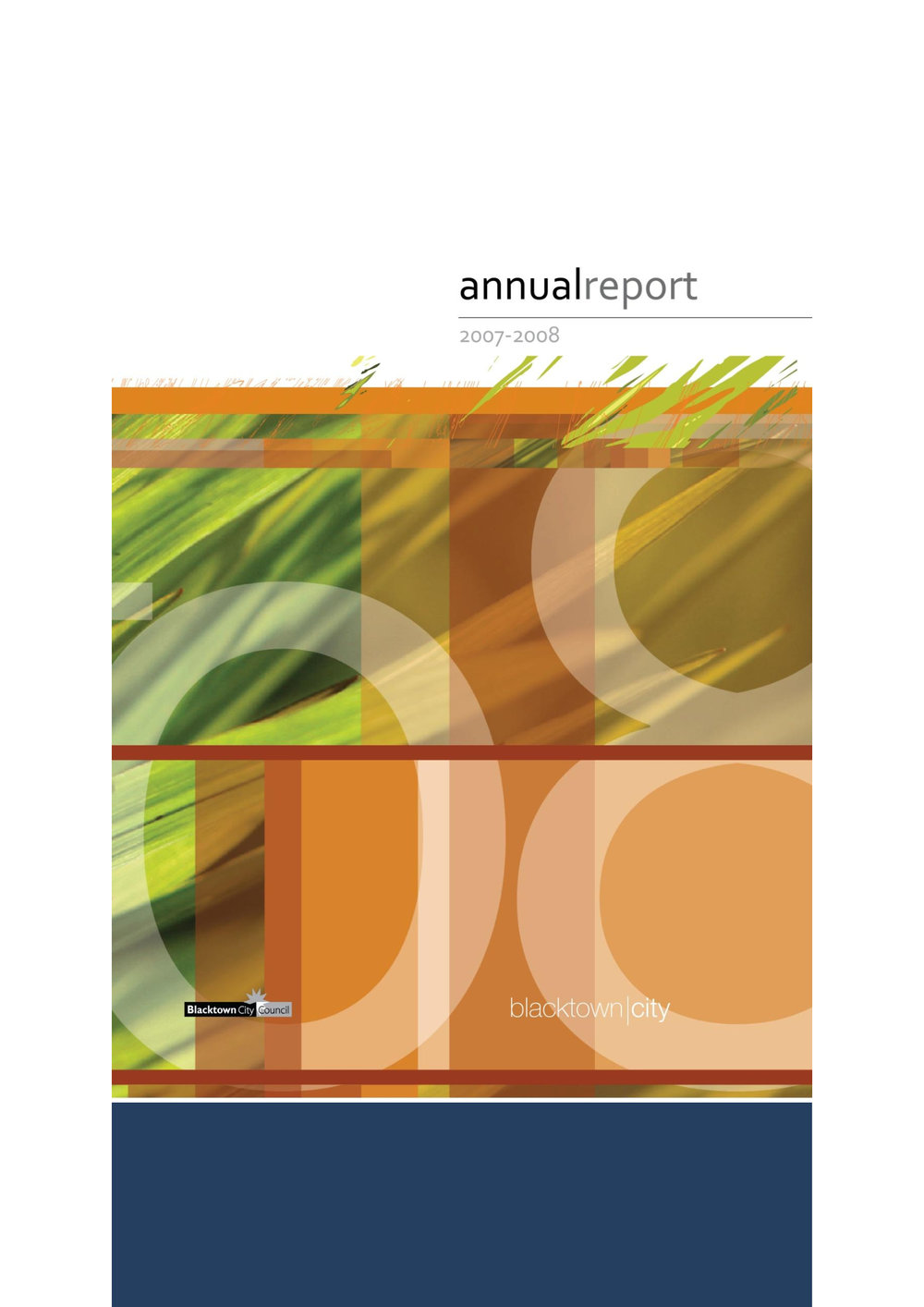 Blacktown City Council Annual Report, 2007-2008