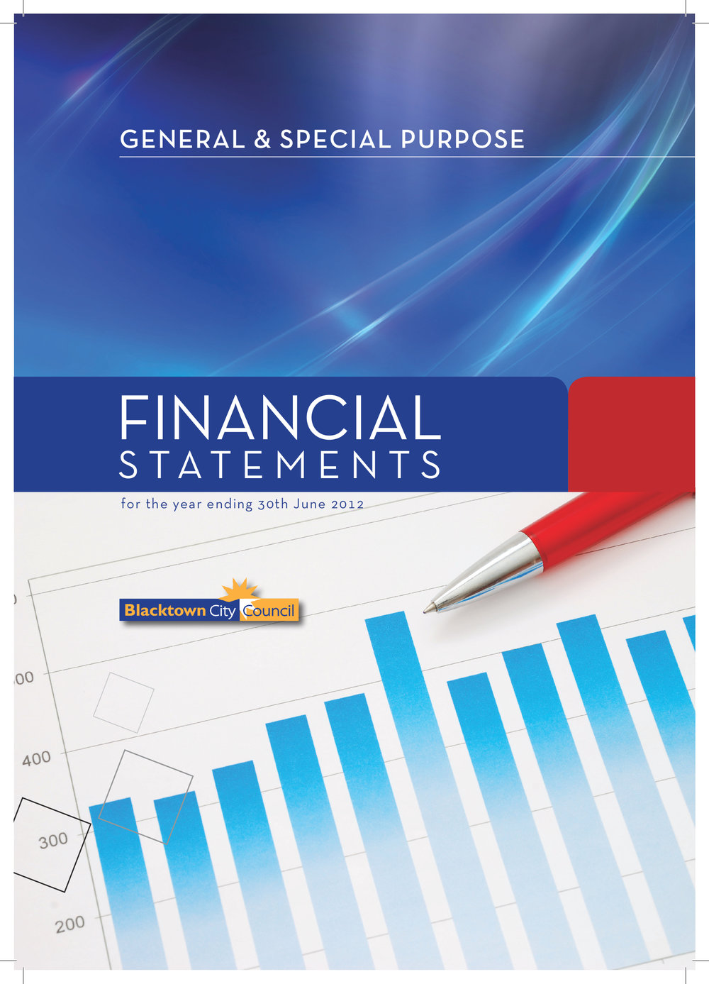 Blacktown City Council Financial Statements, 2011-2012