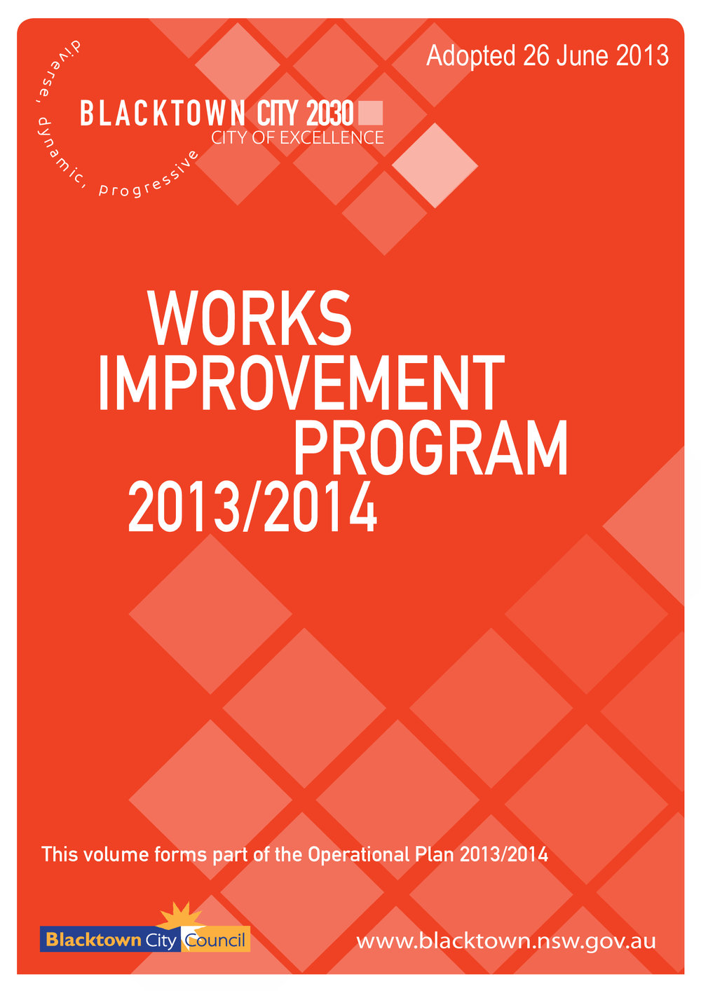 Blacktown City Council Works Improvement Program, 2013/2014