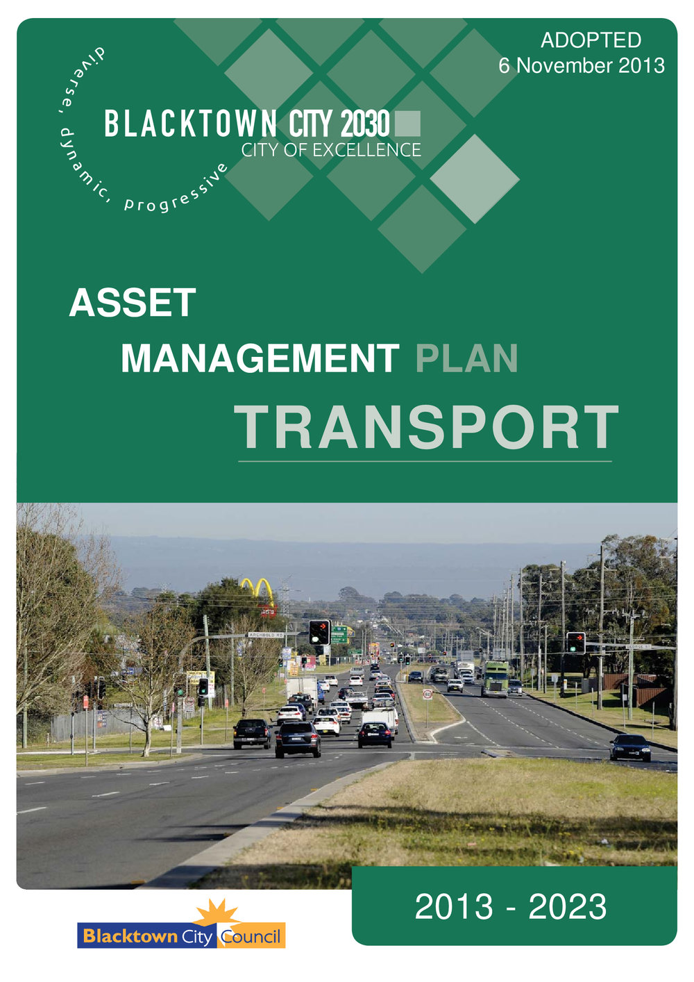 Blacktown City Council Asset Management Plan - Transport, 2013-2023 ADOPTED