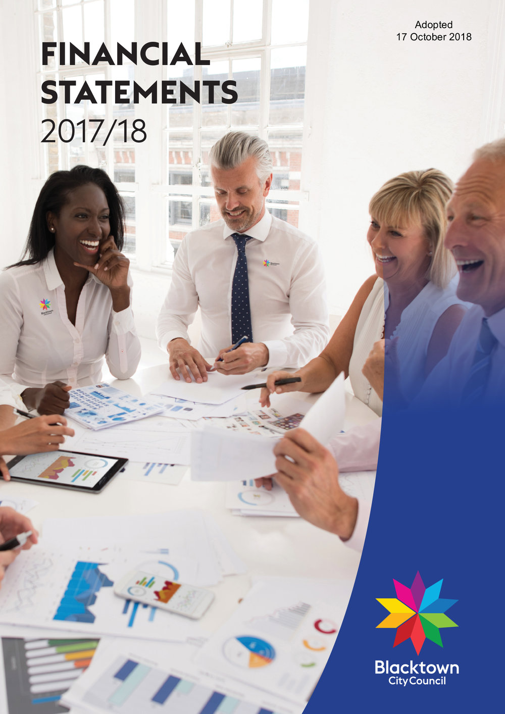 Blacktown City Council Financial statements, 2017-2018