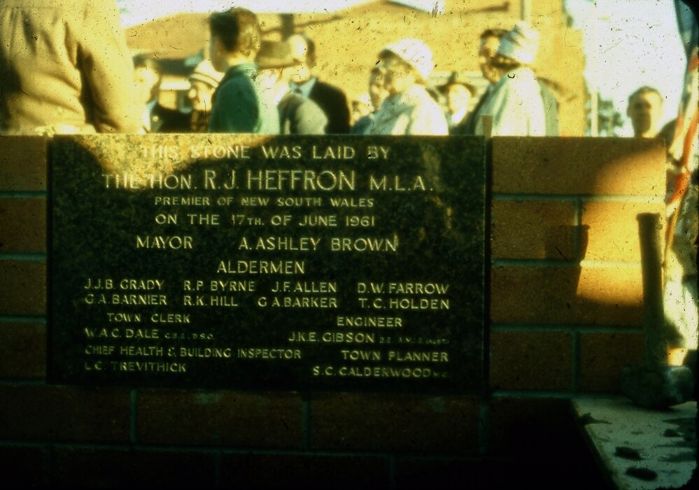 Foundation stone, Blacktown Civic Centre - Plaque