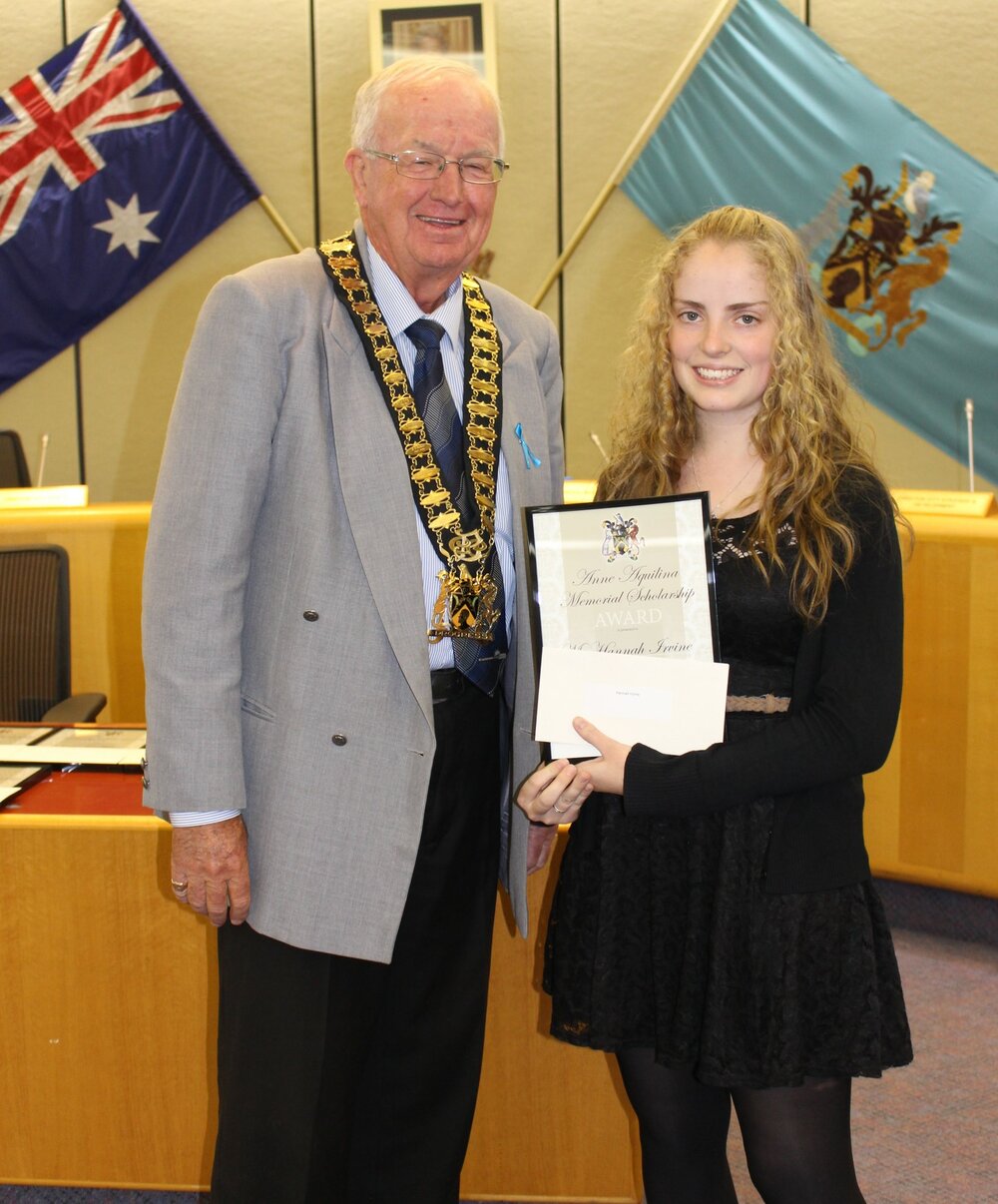 Anne Aquilina Memorial Scholarship, 2014