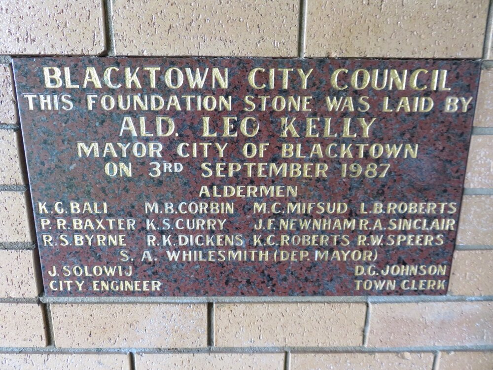 Lalor Park Senior Citizens Centre - Plaque