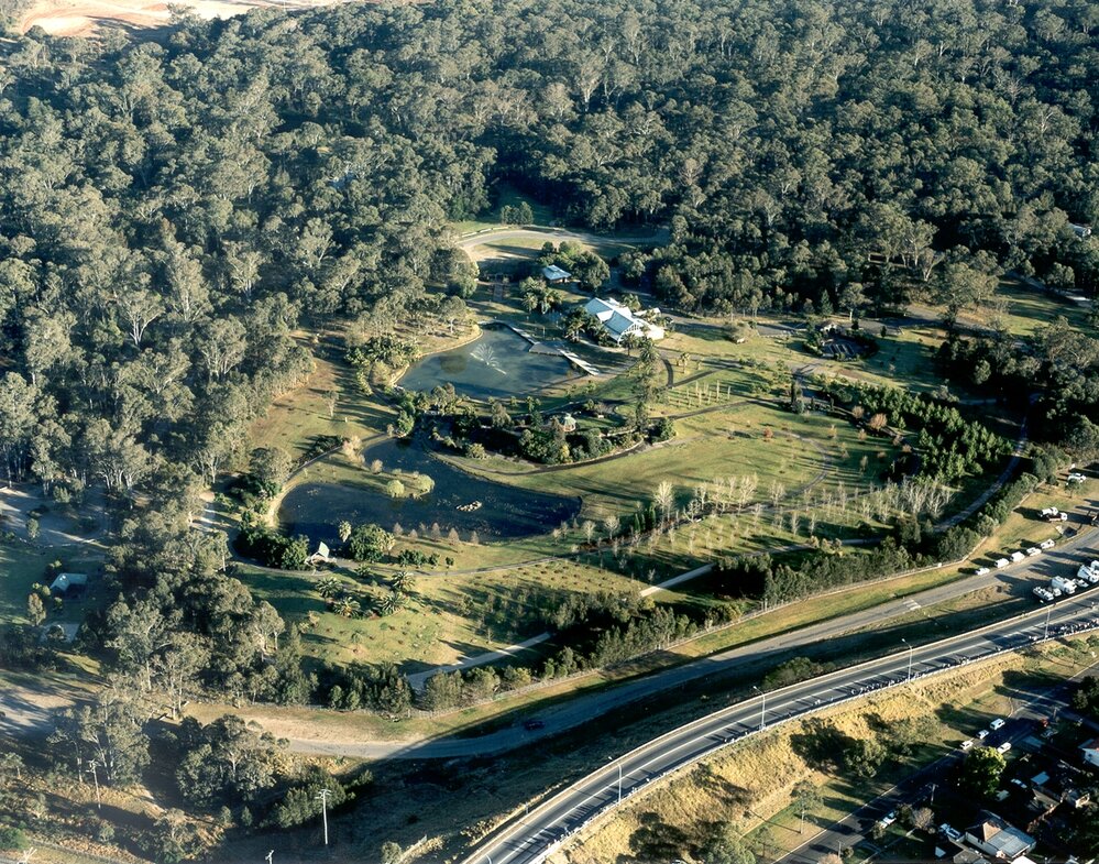 Aerial view of Nurragingy Reserve, Doonside