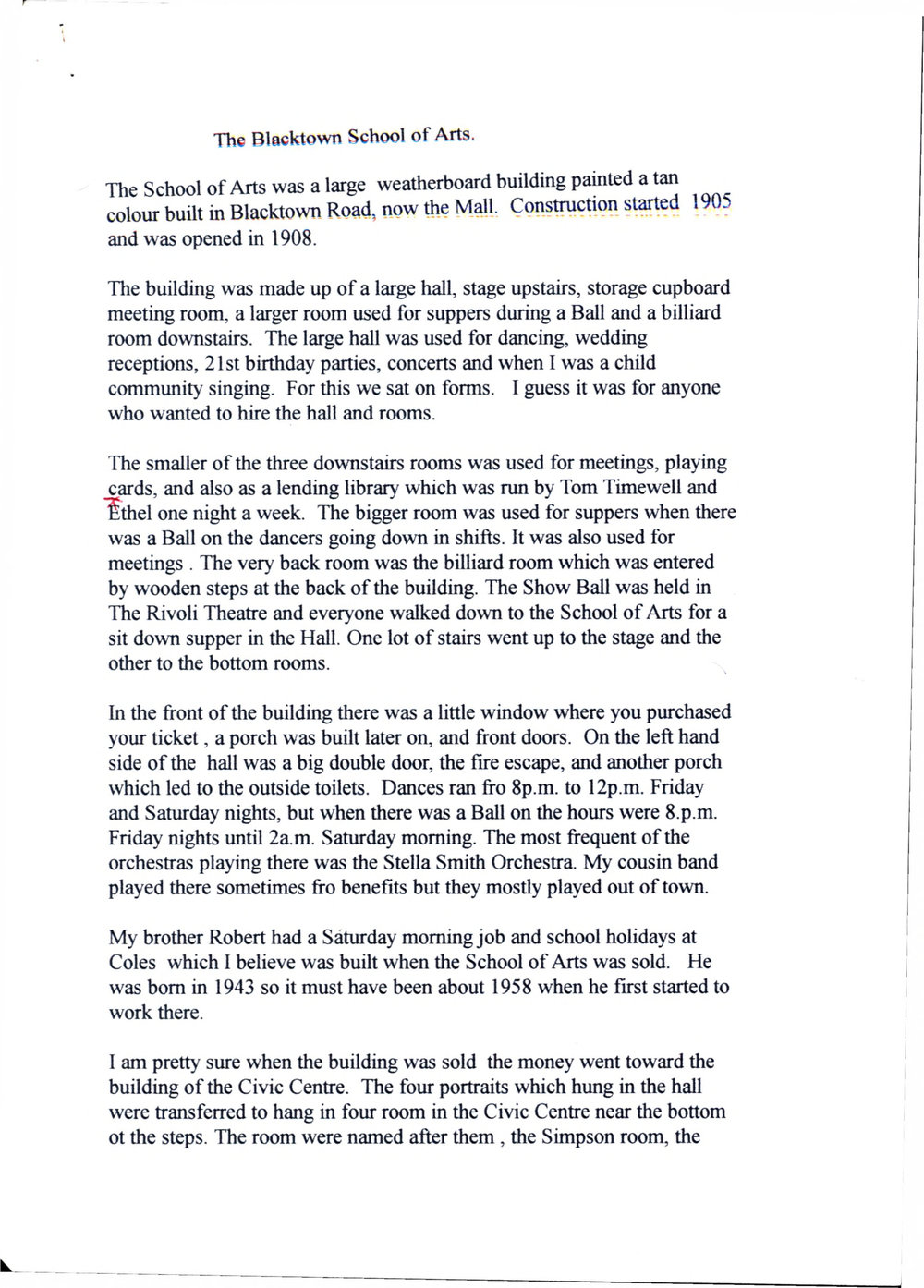 The Blacktown School of Arts