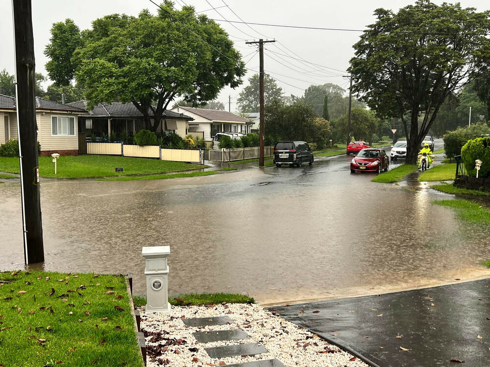 Flooding at Daffodil Street Marayong, 2022