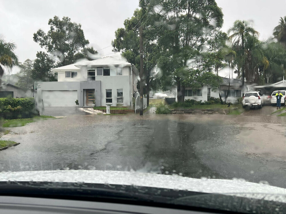 Flooding at Daffodil Street Marayong, 2022