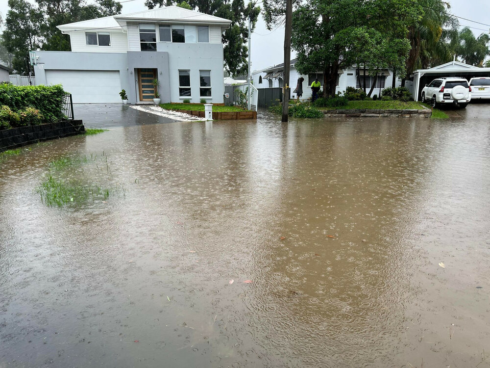 Flooding at Daffodil Street Marayong, 2022