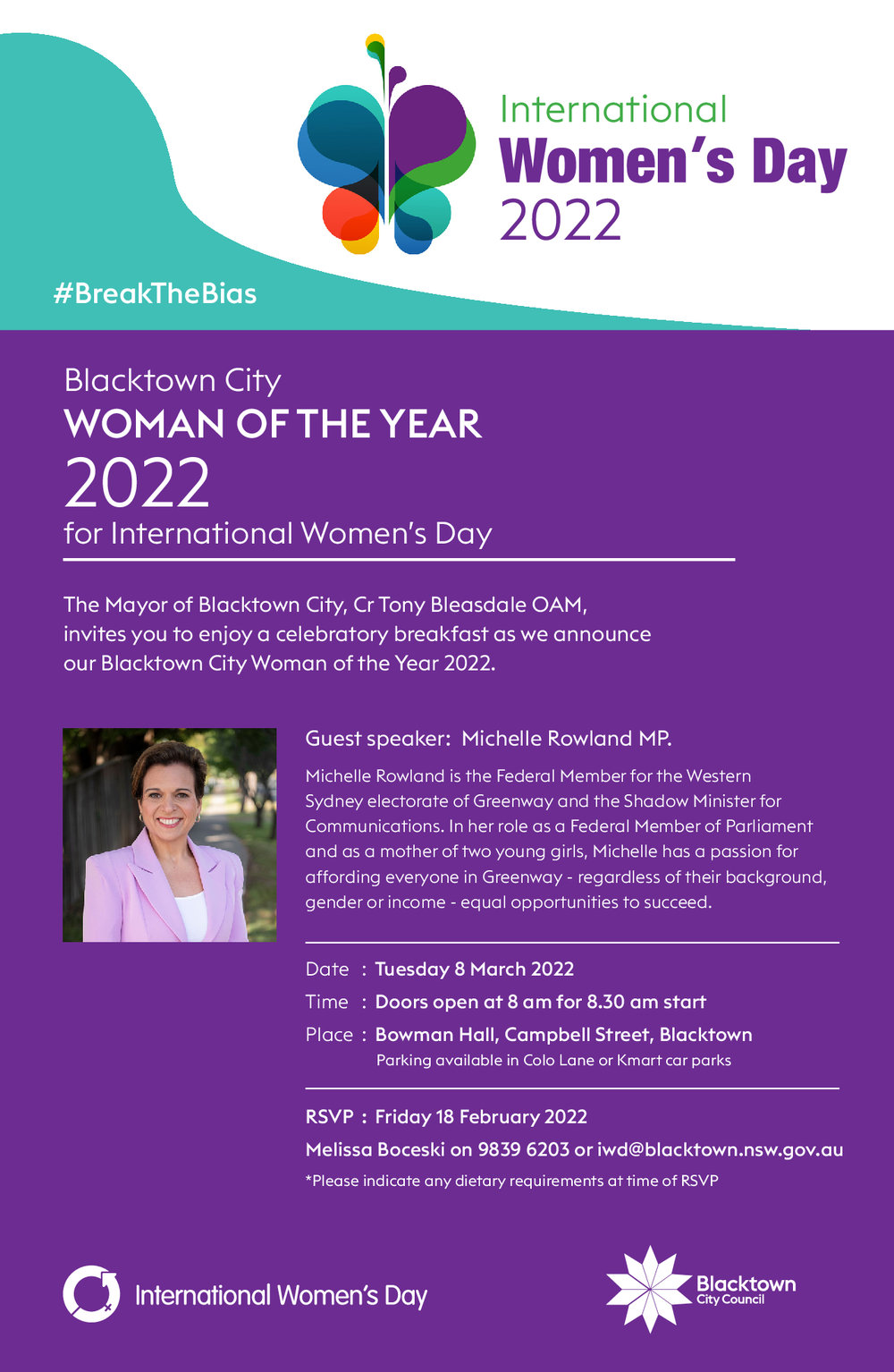International Women's Day Invitation, 2022