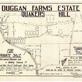 Duggan Farms Estate, Quakers Hill