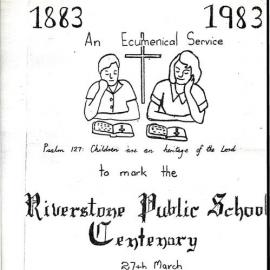 Riverstone Public School centenary church service