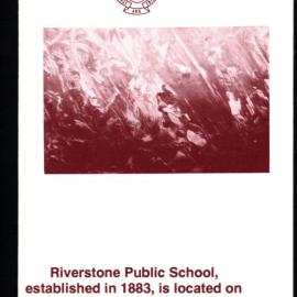 Riverstone Public School pamphlet