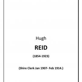 Hugh Reid - biography