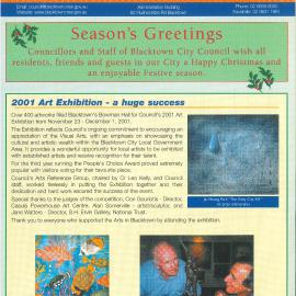 Blacktown City Bulletin, Summer 2001/2002