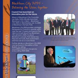 Blacktown City Bulletin, Spring 2008