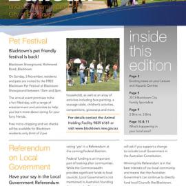 Blacktown City Bulletin, Spring 2013