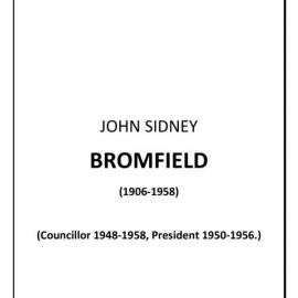 John Sidney Bromfield biography