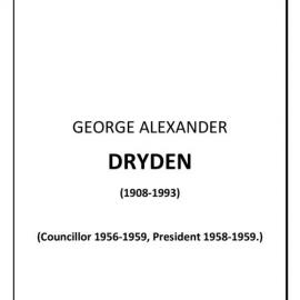 George Alexander Dryden - biography