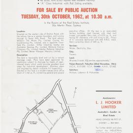 Land sale - Seven Hills industrial site