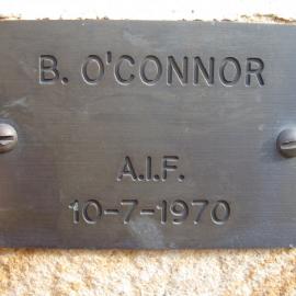 Plaque - O'Connor, Bertie (AIF)