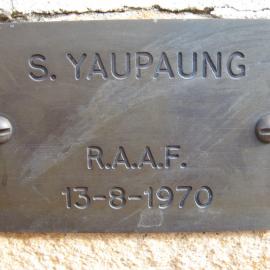 Plaque -  Yaupaung, Samuel  (RAAF)