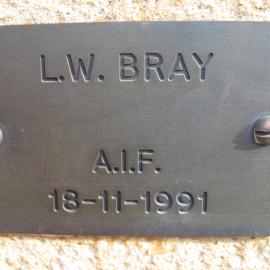 Plaque - Bray, L.W. (AIF)