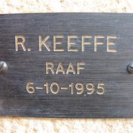Plaque - Keeffe, Richard Edward (RAAF)