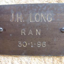 Plaque - Long, J.H. (RAN)