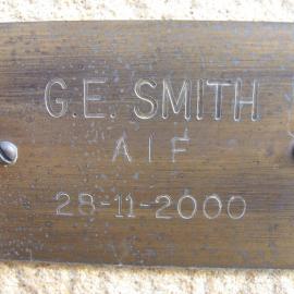 Plaque - Smith, George Edward (AIF)