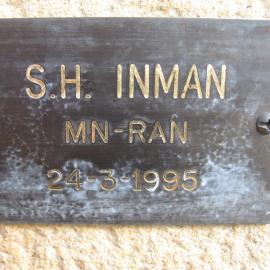Plaque - Inman, S.H. (MN-RAN)