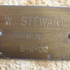 Plaque - Stewart, W. (RN)