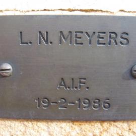 Plaque - Meyers, Leslie Neil (AIF)
