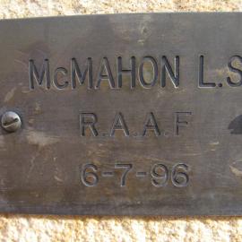 Plaque - McMahon, Leslie Stuart (RAAF)