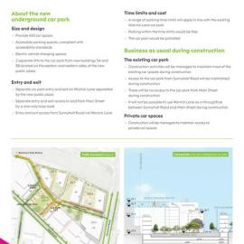 Warrick Lane Precinct Redevelopment 04, Traffic and Parking