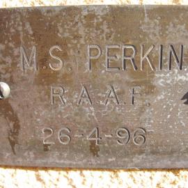 Plaque - Perkin, Malcolm Steele (RAAF)