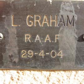 Plaque - Graham, Leslie William (RAAF)