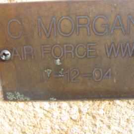 Plaque - Morgan, Clifford Arthur (Air Force WWII)