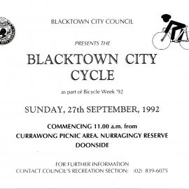Blacktown City Cycle, 1992